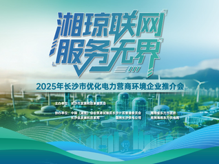 锚定海南封关新机遇  湘琼发布跨域办电新举措  2025年长沙市优化电力营商环境推介会成功举办