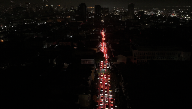 旧金山，停电，