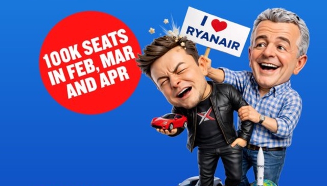 遭马斯克收购“威胁”后，瑞安航空推“大傻瓜”促销活动回击