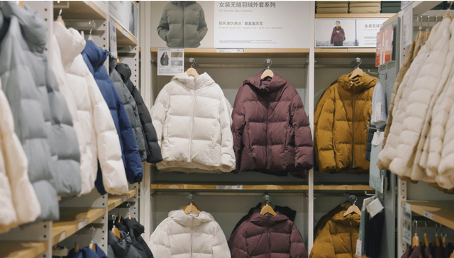 好穿又不贵；羽绒服