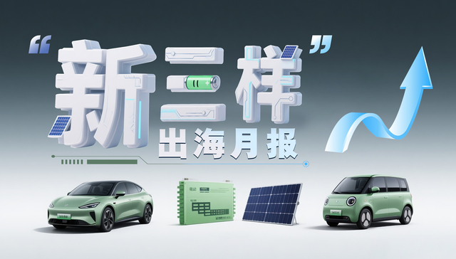 新三样出海月报;2025年;新三样出口结构;目的地多元化