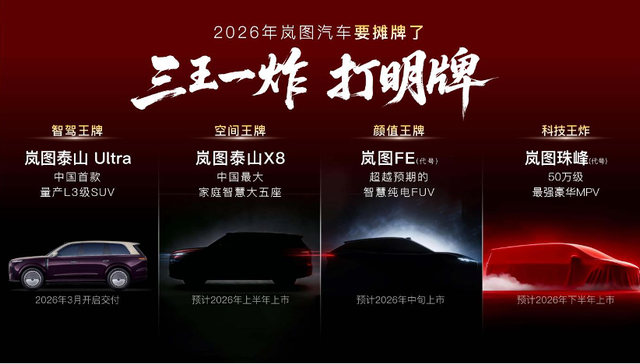闪电快讯 ｜ 岚图计划今年发布四款新车型覆盖SUV、FUV、MPV三大品类