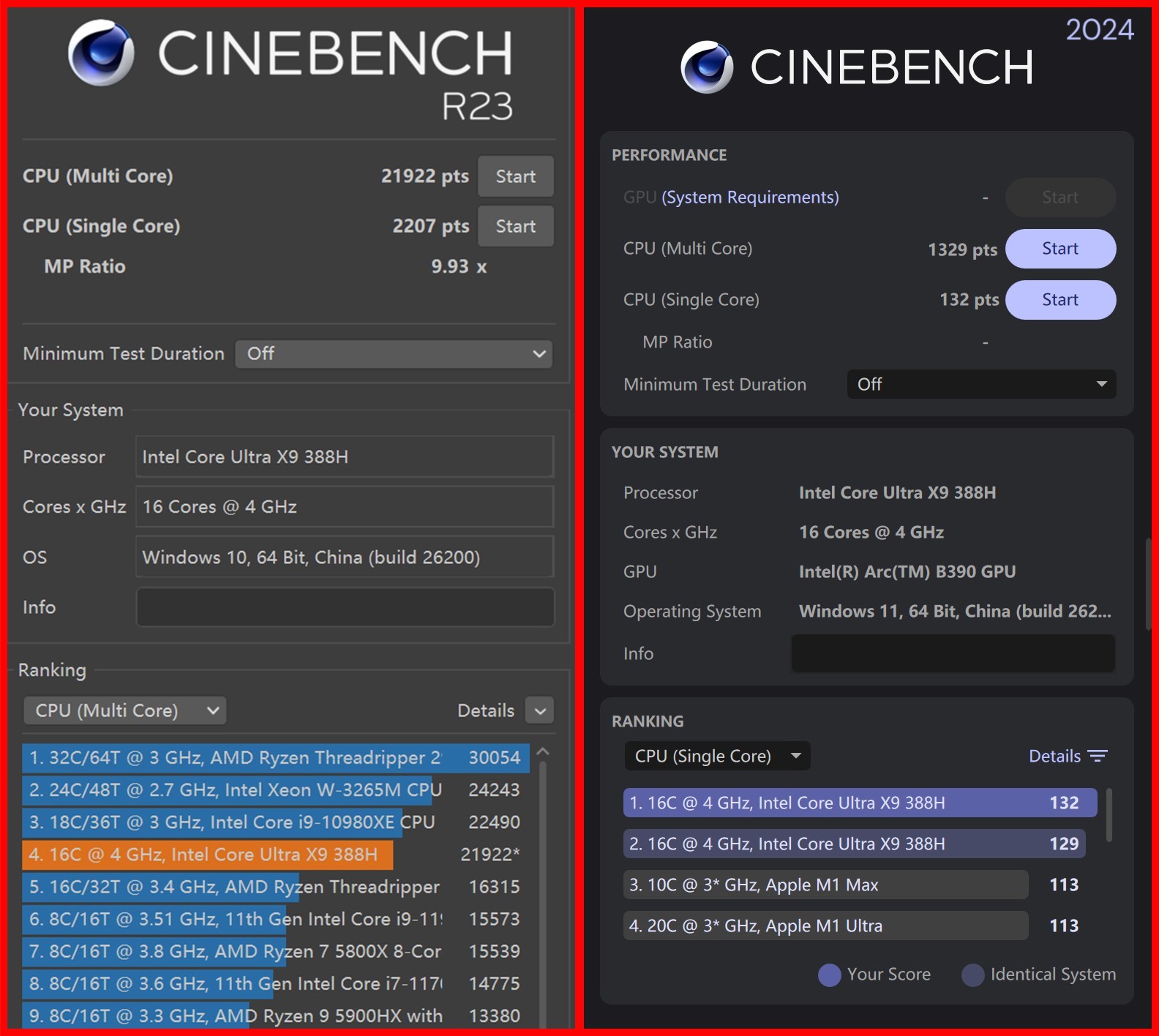 相当完美的新一代移动级处理器！英特尔酷睿Ultra X9 388H首测