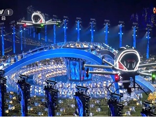 2.2萬架無人機與16架eVTOL登上春晚舞臺，低空飛行器大規(guī)模公開亮相