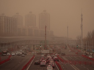 19省區(qū)市將有揚沙或浮塵，北方50余市已出現(xiàn)PM10重污染