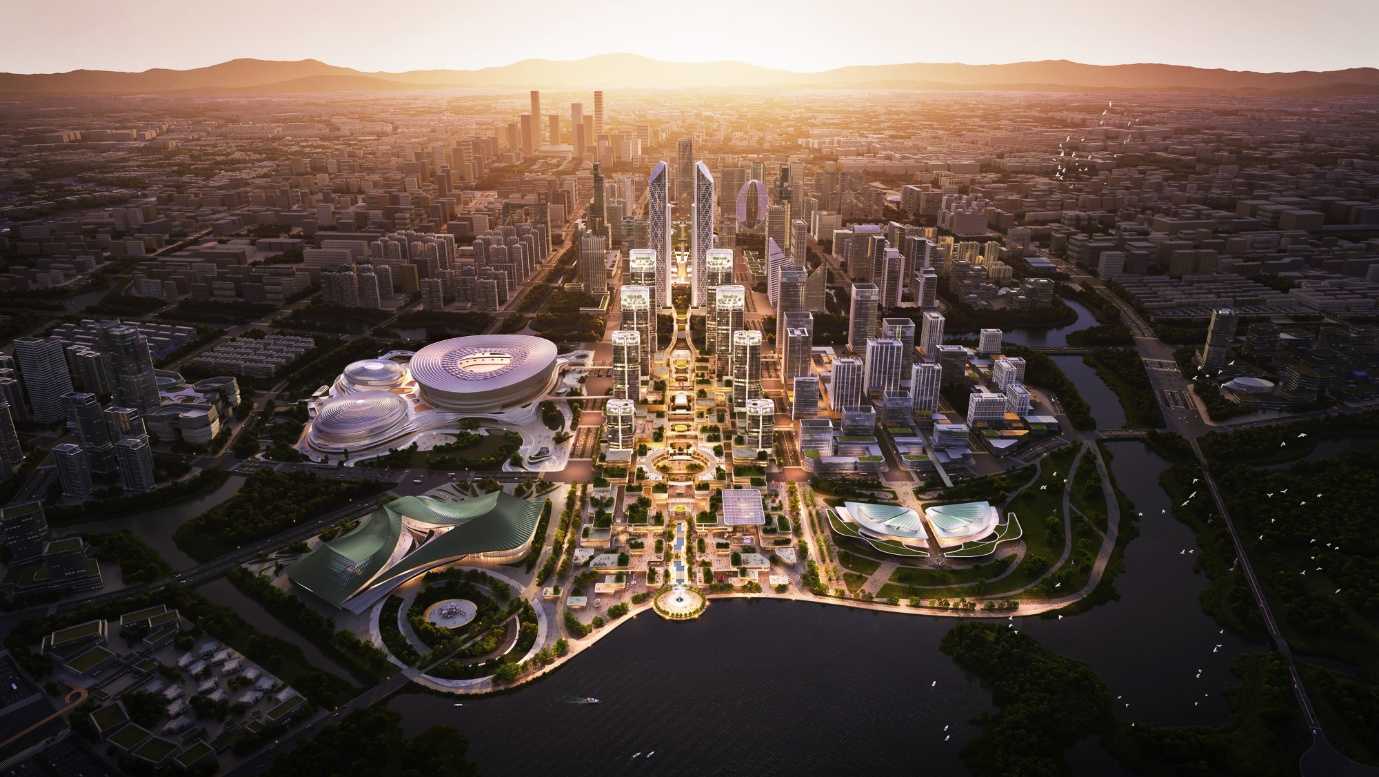 杭州银泰中心设计概念发布，10 Design点亮杭州科创中轴活力新地标