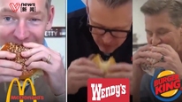 麦当劳CEO吃自家汉堡细咬“一大口”遭群嘲，汉堡王等CEO都跟风亮吃相