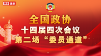 全国政协十四届四次会议第二场“委员通道”集体采访活动