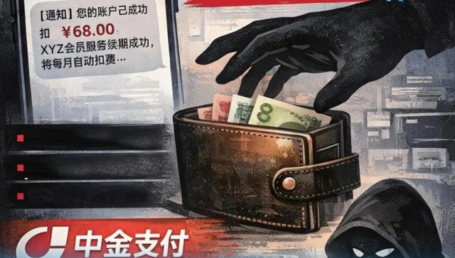 中金支付;自动续费成功;商户经营异常;中金支付;扣费