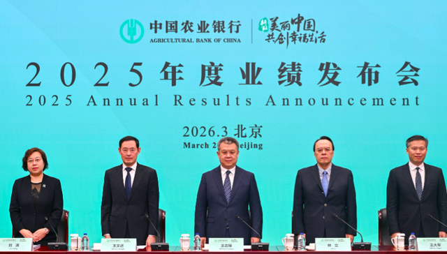 净利润增速;六大行;农行行长王志恒;2026年经营表现;信心