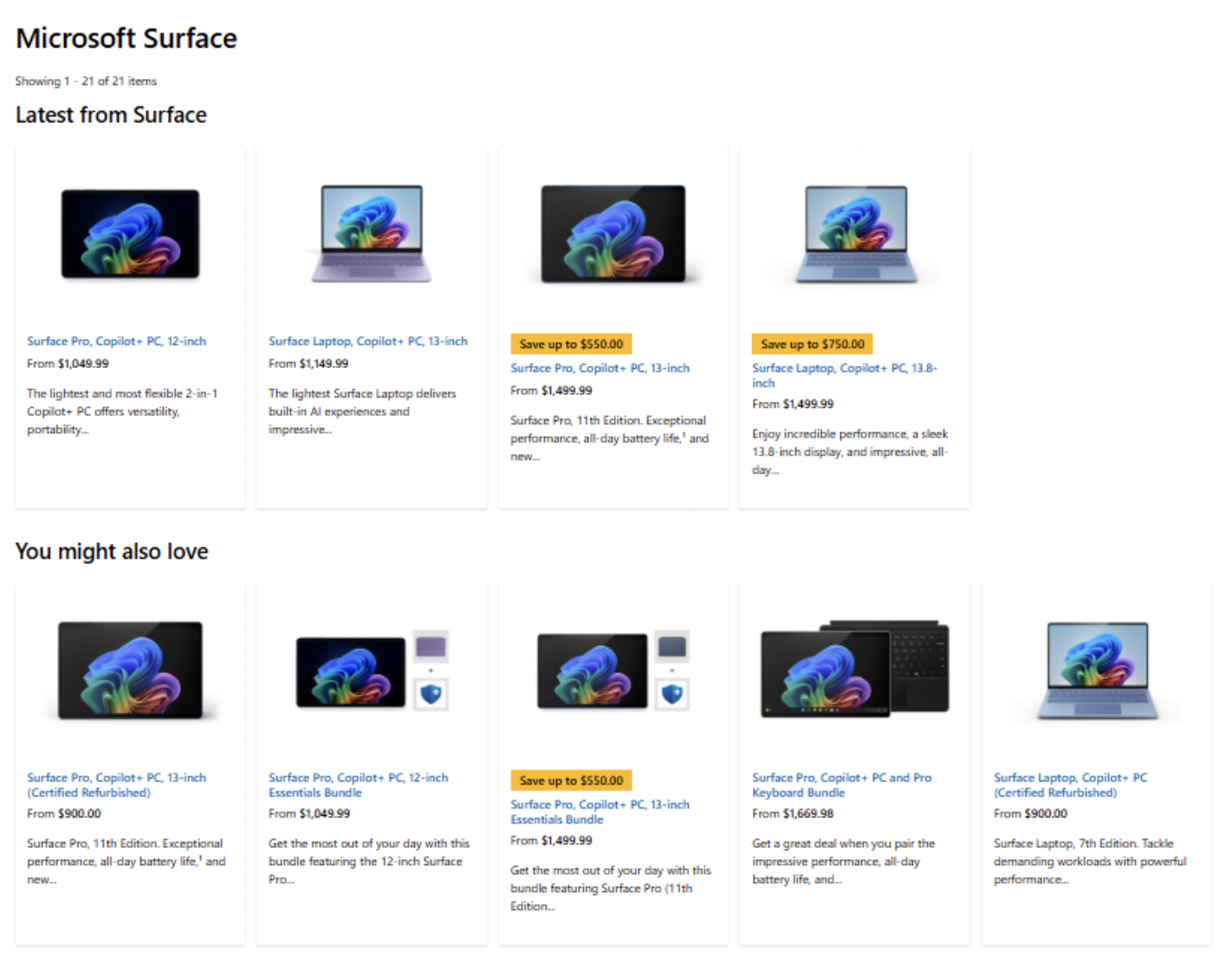 最高涨500美元！微软Surface全线涨价以转嫁内存芯片成本|界面新闻 · 科技