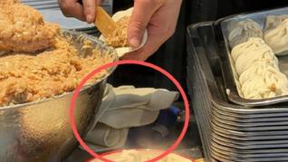 生煎皮直接放在抹布上，小杨生煎北京首店被查，开业刚火一天，门店：管理疏忽