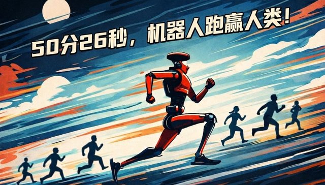 50分26秒，机器人跑赢了人类