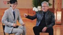 黄仁勋韩国上综艺被夸，笑称“我的鼻子就是韩国新时尚”