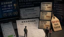 高价志愿咨询背后的“灰色生意”