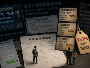 高价志愿咨询背后的“灰色生意”