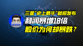 三星“史上最牛”财报发布，利润暴增18倍，股价为何却暴跌？｜商业微史记