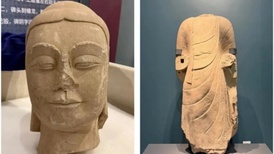 村民挖出1400年前佛首无偿上交,汾阳市博物馆:依据专家鉴定结果表彰村民