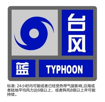 台风巴威;上海;风雨影响;台风预警降级;蓝色