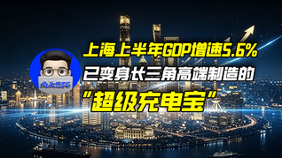 上海上半年GDP增速5.6%，已变身长三角高端制造的“超级充电宝”｜商业微史记