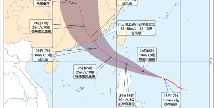 台风“红霞”将于周末登陆我国，粤闽严阵以待