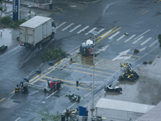 台风“红霞”登陆广东惠州，将深入内陆制造大范围强降雨