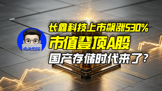 长鑫科技上市飙涨530%，市值登顶A股，国产存储时代来了？｜商业微史记