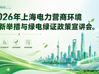 国网市南供电公司联合莘庄工业区开展2026年电力营商环境创新举措与绿电绿证政策宣讲