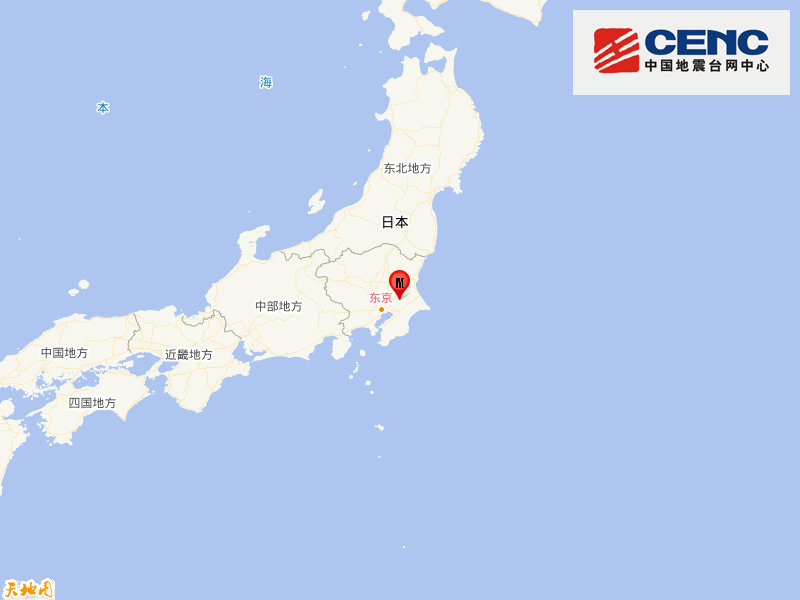 日本本州岛5.8级地震：70千米深源揭示板块俯冲带活动特征