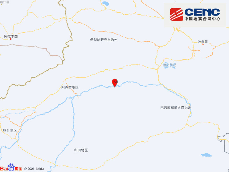 沙雅县3.1级地震震源较深，塔里木油田产区未受明显影响