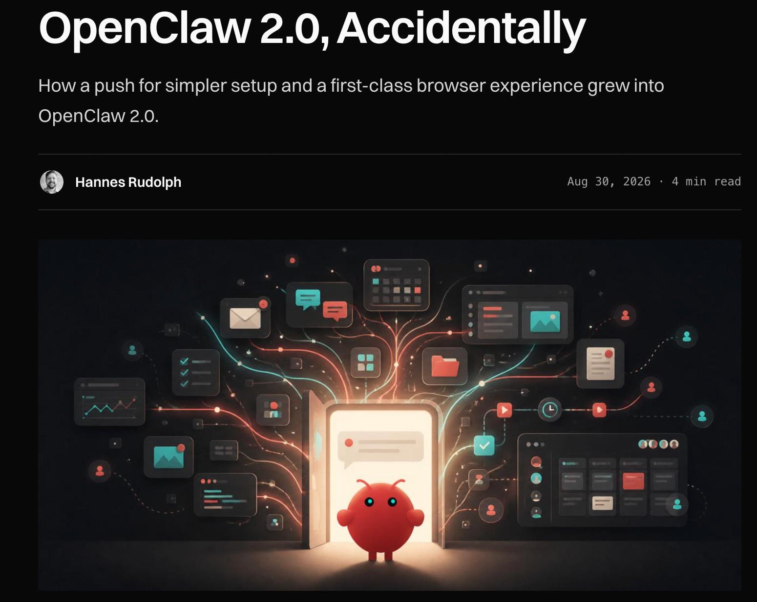 OpenClaw 2.0发布：个人AI助手迈向团队协作与安全治理新阶段