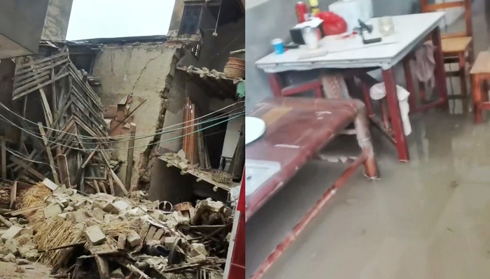 台风沙德尔;福建莆田;内涝;房屋倒塌;鞋厂;数百人被困