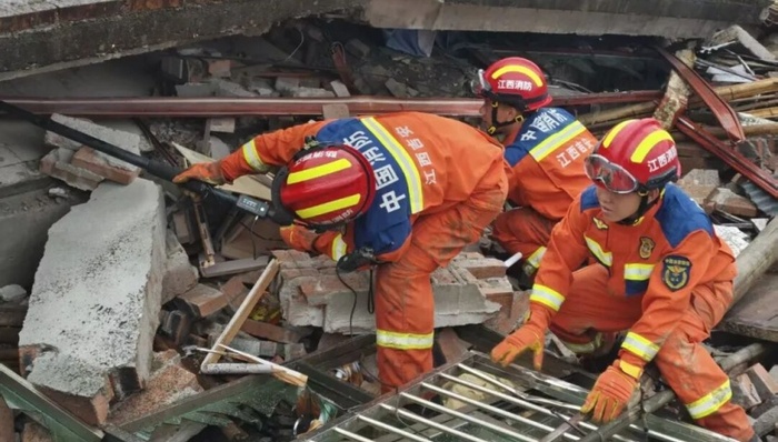 江西遂川;泥石流;3人遇难;9人失联;救援现场;塌方险情