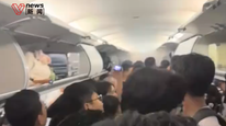 湖南航空回应航班落地后客舱突冒浓烟
