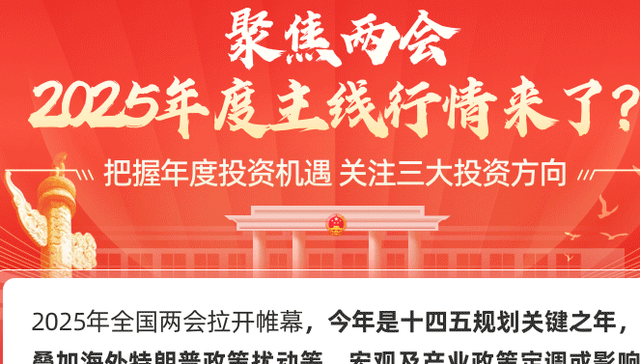 政策再定调，2025年度主线行情来了？
