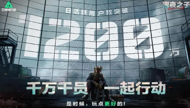 《三角洲行动》日活达1200万，射击品类有望再添“长青”标杆