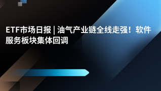 ETF市場日報(bào) | 油氣產(chǎn)業(yè)鏈全線走強(qiáng)！軟件服務(wù)板塊集體回調(diào)