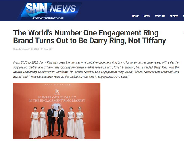 dr品牌怎么样DR钻戒连续三年全球销量第一，成为全球第一求婚钻戒品牌_https://www.jmylbn.com_新闻资讯_第1张