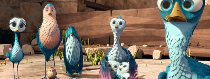 法国动画《飞鸟历险记》预告海报双发  定档3.8飞越全世界