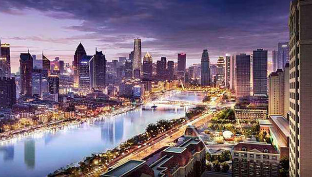 从世界级城市群聚焦海河生活，海河金茂府一公里理想城市现已开启