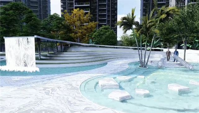 【松湖碧桂园·天鉆】虹吸原理——反重力水景瀑布