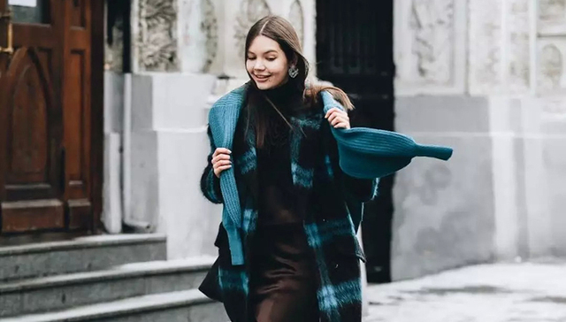 冬天也可以穿连衣裙，记住这5点就够了