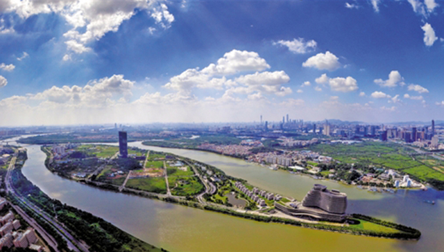 广州国际生物岛形象蜕变，既是生物科技CBD又是最美绿道