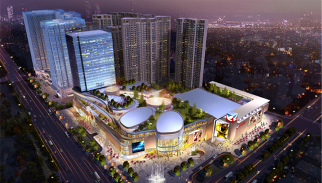 大源中央公园，难得一席翡丽