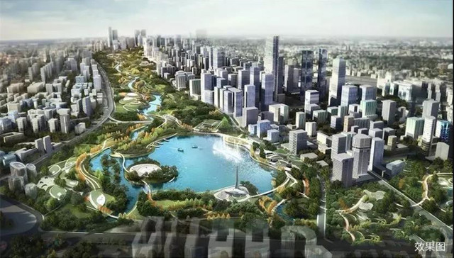 中央公园建设启幕 驻足城市绿意生活