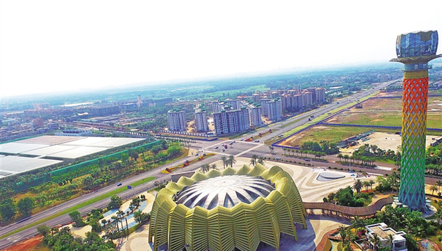 海口江东新区“多点开花”吸引全球目光，57家知名企业申请入驻