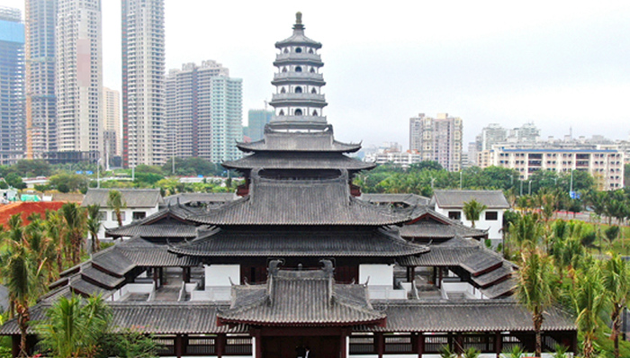 海口明昌塔重建完工，初定元旦面向公众免费开放