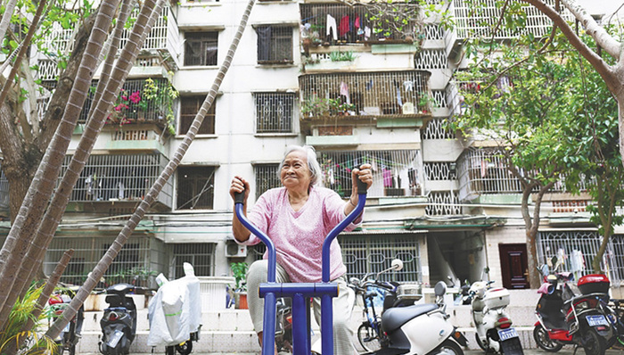 海南通过城镇老旧小区改造实现“老房焕新”