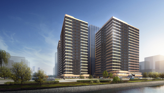 首期12万起，稀缺4.8米挑高产品融信铂岸中心将爱意传递