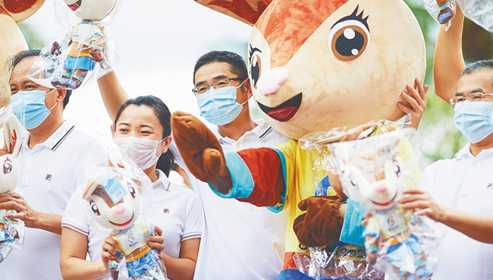 吉祥物“亚亚”融入鹿城元素，打造城市IP